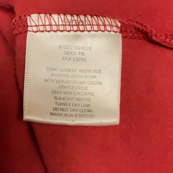 Classic Elements Red Embellished Boxy Blouse - Picture 7 of 9